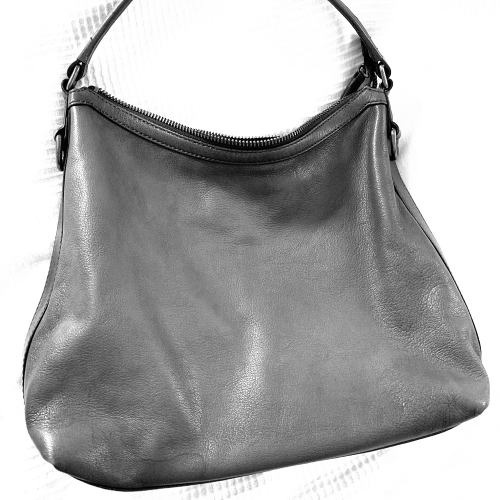 Frye Hobo Handbag Bluish/grey